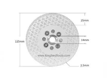 M14 Dual Sides Star Blade with Flange