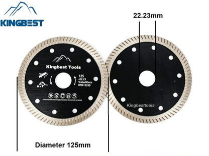 Black Coarse-Toothed Corrugated Ceramic Reinforced Cut Sheet Discs