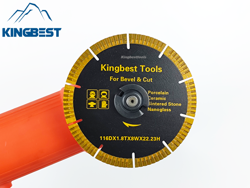 22.23mm/116mm Porcelain Ceramic Cutting and Bevel Blade/Discs for Angle Grinder/Mica Machine
