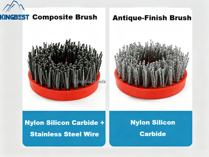 110mm Round Frankfurt Antique Brush for Angle Grinders