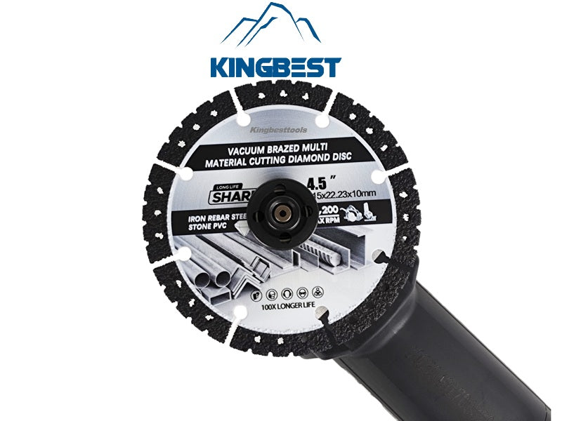 Black Vacuum Brazed Multi Stone and Iron Cutting Disc
