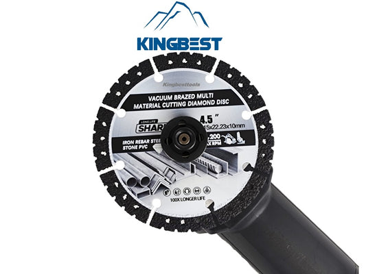 Black Vacuum Brazed Multi Stone and Iron Cutting Disc