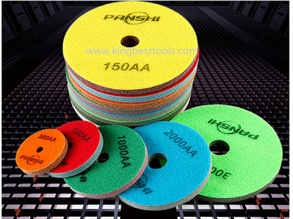 Sponge Fiber Wet Polishing Pads For 80mm/100mm/125mm/150mm/180mm/200mm