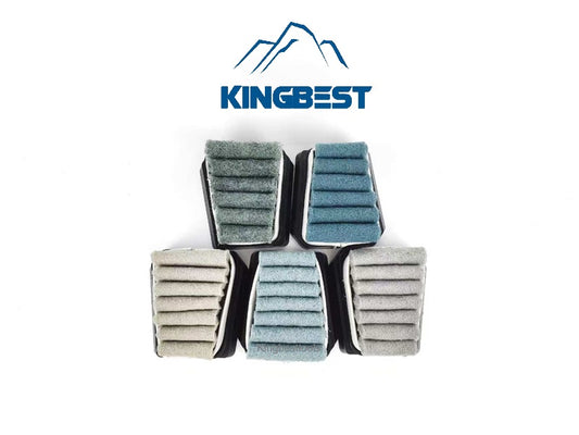 Frankfurt Sponge Brush Horseshoe-shaped Matte Surface Abrasive Fiber Brush