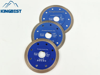 Blue Sharp Diamond Saw Blades With Central Hole 22.23mm