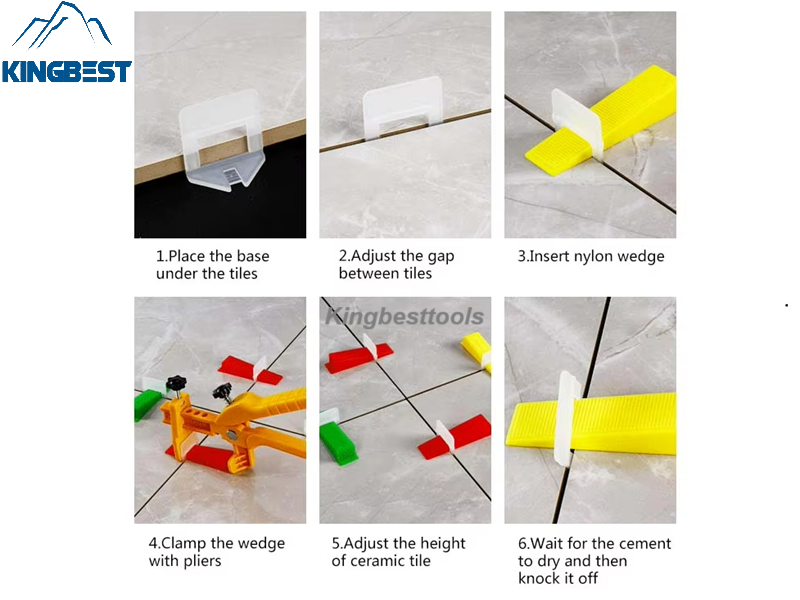 Tile Leveler Leveler Locator Insert Base Wedge Cross Rotating T-Tile Clip