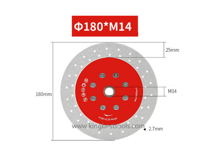 M14 & 5/8-11 Cutting & Grinding Discs With Flange for Porcelain