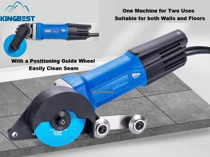 Seam Cleaning Angle Grinder with Positioning Guide Wheels Free Shipping