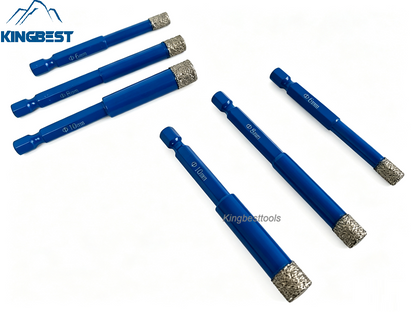 Brazed Mini Drill Bits Set with Hex Shank for Handy Driller