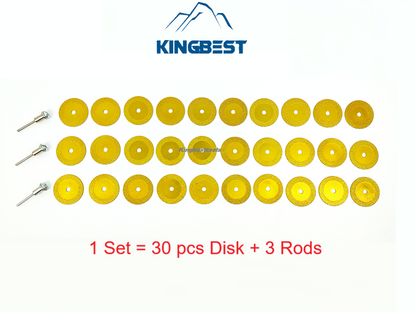 40mm/6mm Golden Mini Cutting Blade For Elbow Grinder Free shipping