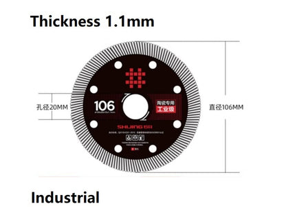 Porcelain Cutting Blade/Discs for Angle Grinder/Bevel Machine/Mica Machine