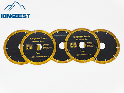 22.23mm/116mm Porcelain Ceramic Cutting and Bevel Blade/Discs for Angle Grinder/Mica Machine
