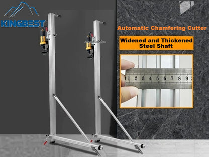 Automatic Chamfering Cutter with Frame Vertical Automatic Chamfering Machine Rail Tiles Cutter For Tiles Porcelain Ceramics-Free Shipping A01 A02