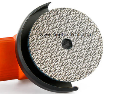 4 Steps Electroplated Diamond Polishing Pads 100mm