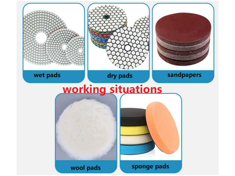 Aluminum Becker/Sticker/Support for Polishing Pads