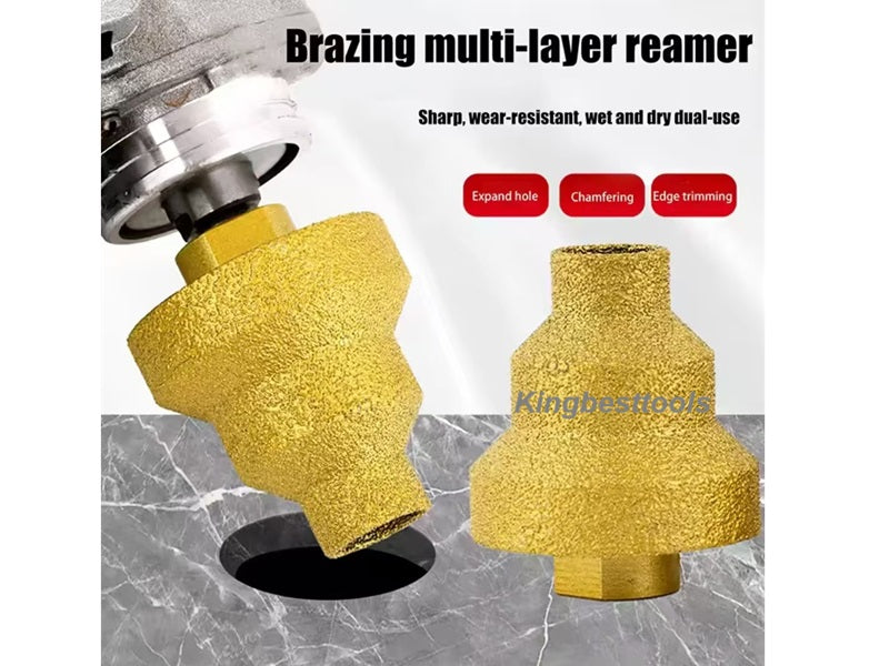 Diamond Chamfer 20-35-50mm Step Drill Bits Holes Saw Milling Tiles Cutting Machine Marble Concrete Reamer Masonry Drill