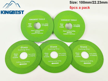 Top Selling Kingbest Glass Cutting Discs 100mm (5 pcs a pack) Free Shipping!
