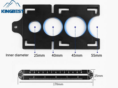 Universal Hole Locator with 12-Fold Ruler Free Shipping