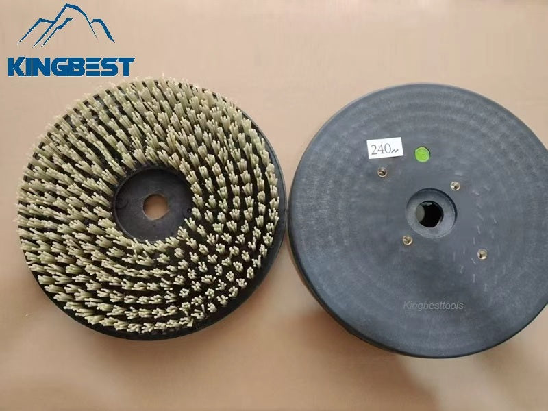 Diamond Brush for Leather Finish Stone Leather Brushes for Granite Stone Marble Floor Cleaning Stone Brushes Stone Abrasive Tools