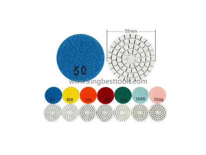 2 inch Wet Polishing Pads/Sandpapers ~~Backer for free