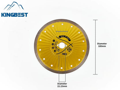22.23mm Golden Turbo Saw Blades For Cutting