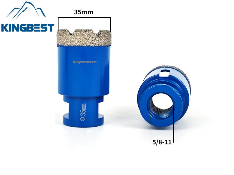 Blue Diamond Drilling Bits For Angle Grinder Drilling Hole Tools 35mm