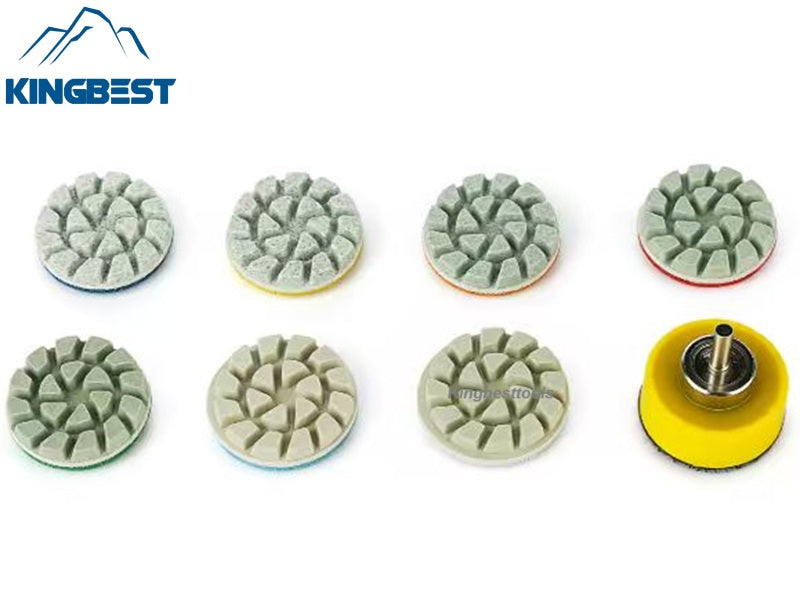 1 inches Mini Wet Polishing Pads for Jade Jadeite Marble Renovation~Backer Free