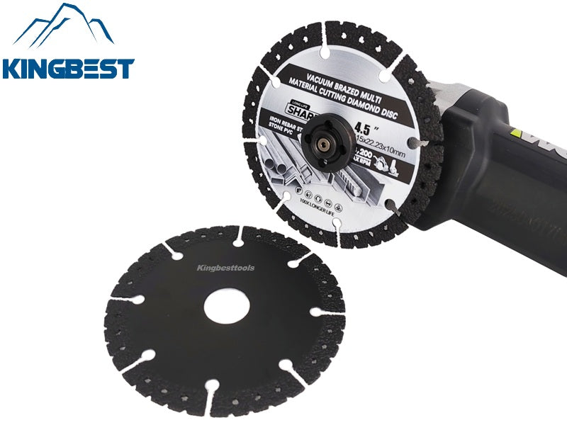 Black Vacuum Brazed Multi Stone and Iron Cutting Disc