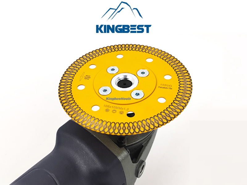 Yellow Ceremic Turbo Saw Blade for Granite and Marble Cutting Disc