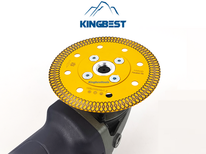 Yellow Ceremic Turbo Saw Blade for Granite and Marble Cutting Disc