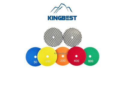 7 Steps Dense-Grit Dry Polishing Pads Grinding Sandpaper
