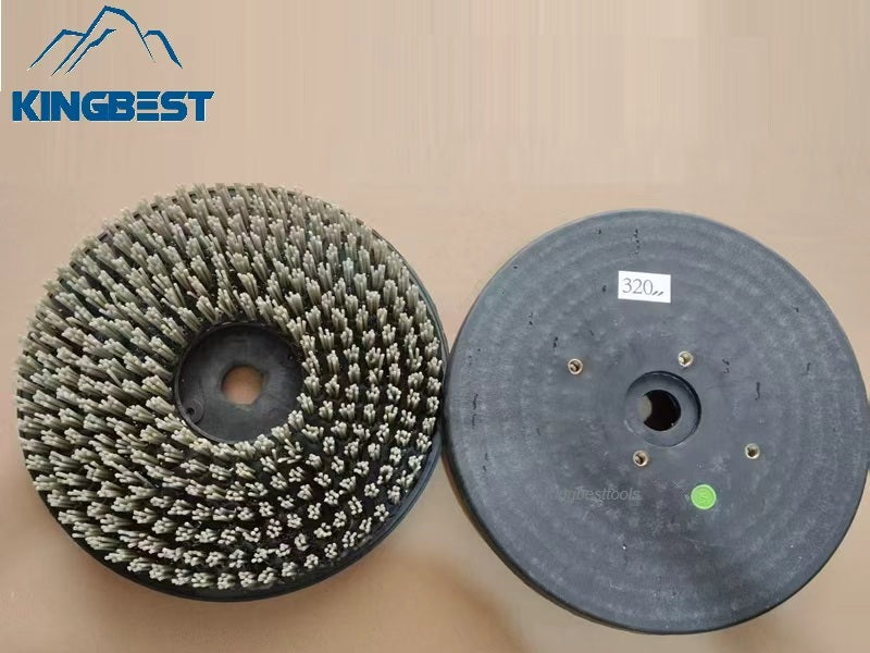 Diamond Brush for Leather Finish Stone Leather Brushes for Granite Stone Marble Floor Cleaning Stone Brushes Stone Abrasive Tools