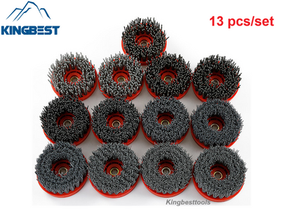 110mm Round Frankfurt Antique Brush for Angle Grinders