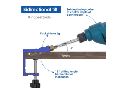 Promotion!! Woodworking Guide Hole Locator Carpenter Kit Doweling Jig Wood Hole Drilling Guide only to A01-free shipping