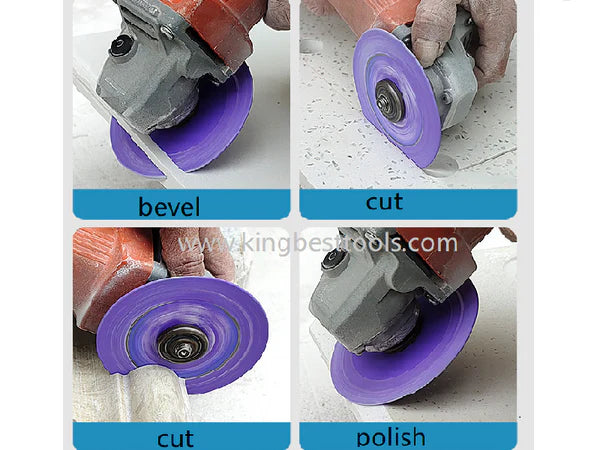 Purple diamond saw blade for porcelain