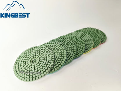 7 steps Wet Polishing Pads/Sandpapers