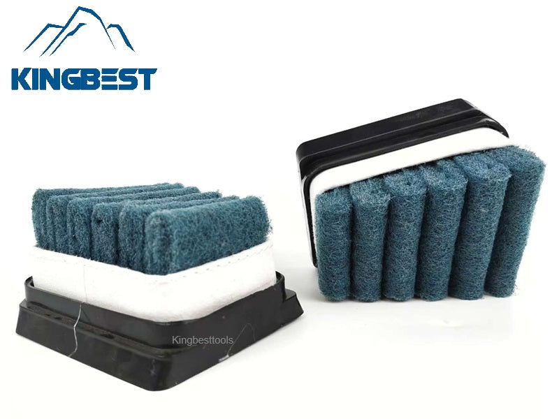 Frankfurt Sponge Brush Horseshoe-shaped Matte Surface Abrasive Fiber Brush