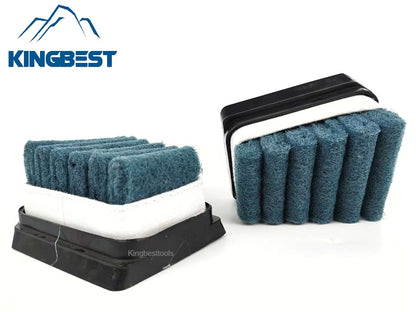 Frankfurt Sponge Brush Horseshoe-shaped Matte Surface Abrasive Fiber Brush
