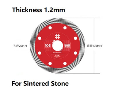 Porcelain Cutting Blade/Discs for Angle Grinder/Bevel Machine/Mica Machine