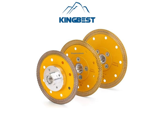 Yellow Ceremic Turbo Saw Blade for Granite and Marble Cutting Disc