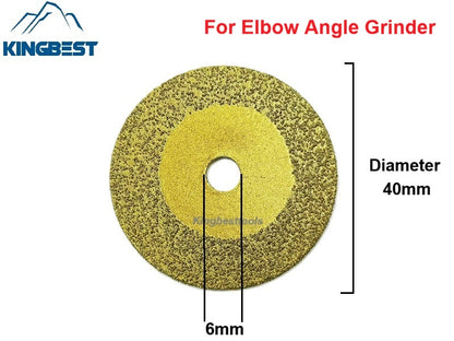 40mm/6mm Golden Mini Cutting Blade For Elbow Grinder