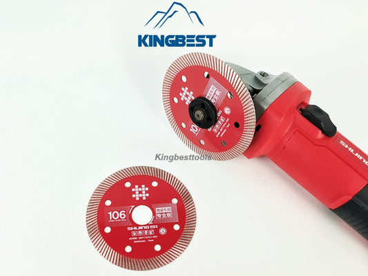 SHIJING Red Saw Blades Cutting Disk for Ceramic 106mm