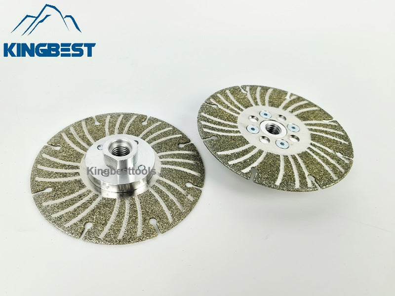 Electroplated Spiral Diamond Cutter Manufacturing disc For Marble Stone Cutting Blade