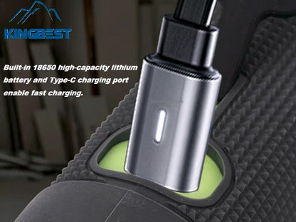 5M Rechargeable Dual-Line High Brightness Green Measure Laser Level Auto-Locking Tape Free Shipping