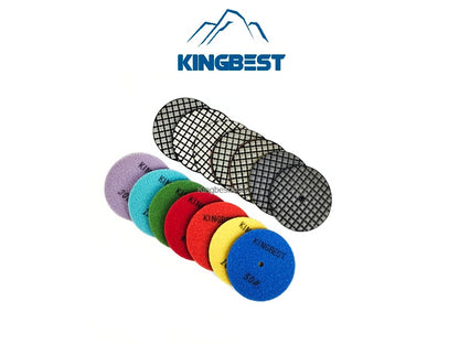 Top 7 Steps Dry Polishing Pads/Sandpapers 100mm