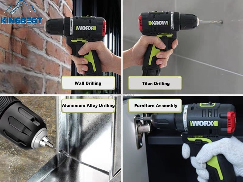 Speed-Adjustable Brushless Lithium Drill Free shipping