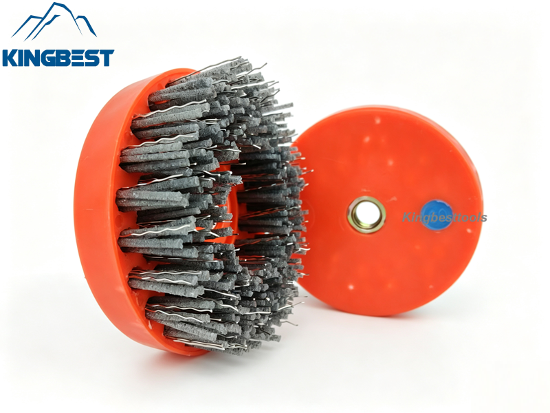 110mm Round Frankfurt Antique Brush for Angle Grinders