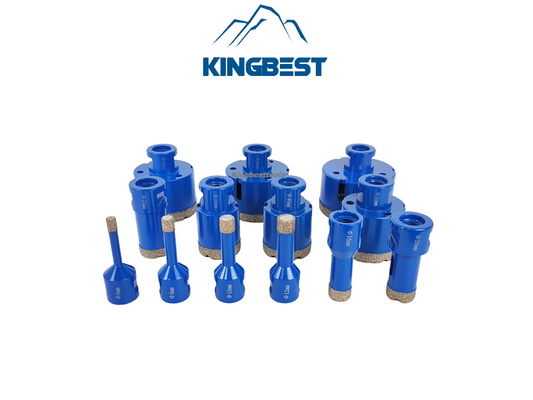 M14 Blue Diamond Drilling Bits For Grinder Drilling Hole Tools 6/8/10/12/16/20/25/30/35/40/45/50/55/60/68mm