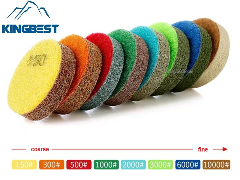 2 inches Sponge Mini Polishing Pads with Free Grinder Backer