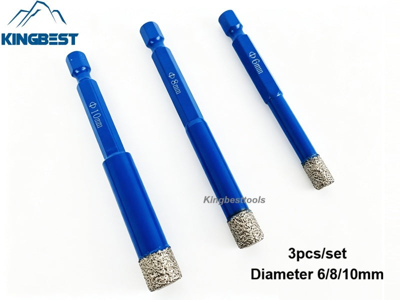 Brazed Mini Drill Bits Set with Hex Shank for Handy Driller